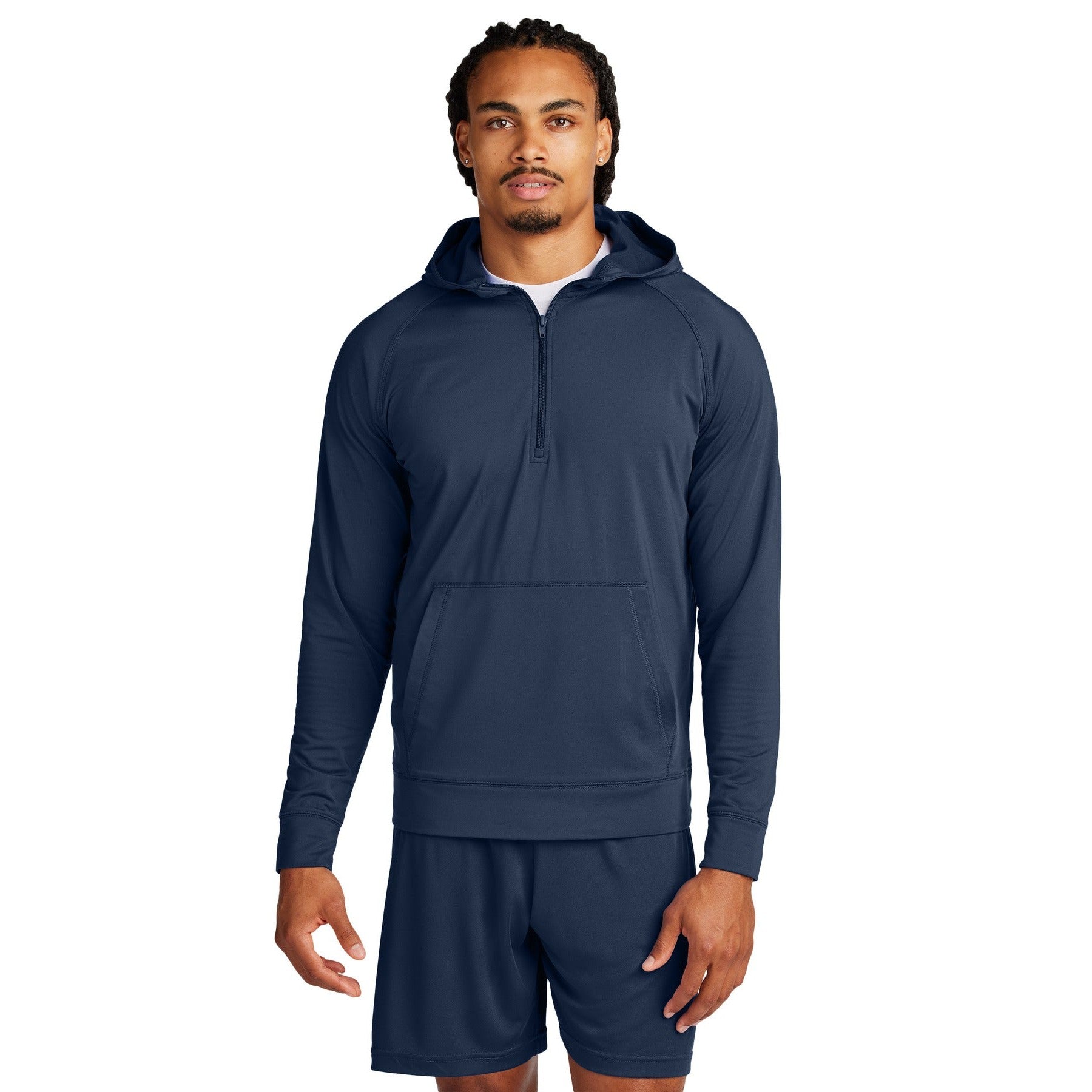 Sport-Tek-Sport-Tek® Sport-Wick® Stretch 1/2-Zip Hoodie ST856-MedTech-4